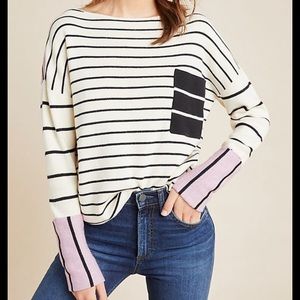 Anthropologie Faye Striped Sweater